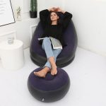 Portable Air Inflatable Stool Ottoman Chair