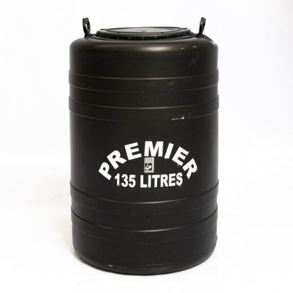 Premier Water Storage Drum Or Barrel 135L- Black
