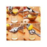 PureLiving Stainless Steel Squeezer Bowl Lemon Squeezer
