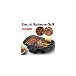 RAF Non-Stick Electric Barbecue Grill- Brown, Broil, Grill, Toast, Fry, Reheat