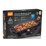 RAF Non-Stick Electric Barbecue Grill- Brown, Broil, Grill, Toast, Fry, Reheat