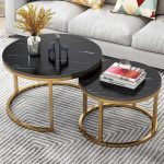 Share this product MDF Marble effect Nesting Tables