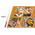 Skewers Kebab Stainless Steel Barbecue Metal BBQ