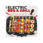 Sokany Electric Barbecue Grill 2200W - Table Grill, Auto-Thermostat Control with Overheat Protection - Space Saving, Detachable Heating Element