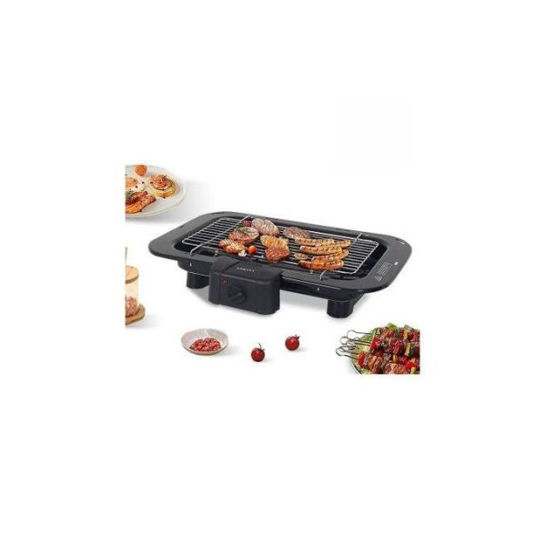 Sokany Electric Barbeque Grill, 2200W, Indoor and Outdoor, Thermostat Control, Overheat Protection, Portable, Smoke-Free,