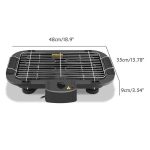 Sokany Electric BBQ Grill, Smokeless Non-Stick Indoor/Outdoor Barbecue Grill, 2000W High Power Portable Removable Stand Grill for BBQ Part