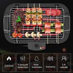 Sokany Electric Grill Smokeless Barbecue Machine 5 Level Temperature Control 2000W Electric Grill Indoor Barbecue Table