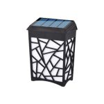 Solar Deck Lights,Solar Fence Lights, 2 Modes Christmas Decoration Lights,Unique Pattern, Waterproof Automatic Outside, Deck, Patio, Stairs, Yard, Steps, Path & Driveway