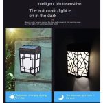 Solar Deck Lights,Solar Fence Lights, 2 Modes Christmas Decoration Lights,Unique Pattern, Waterproof Automatic Outside, Deck, Patio, Stairs, Yard, Steps, Path & Driveway