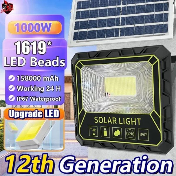 Solar Light 500W/1000W SOLAR FLOOD LIGHTS Dusk To Dawn Security Lighting