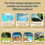 Spray Water Pull-Back Water Gun Outdoor Splash Games for Pool Lawn Activities Kids Summer Interactive Water Spray Toys