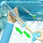 Spray Water Pull-Back Water Gun Outdoor Splash Games for Pool Lawn Activities Kids Summer Interactive Water Spray Toys