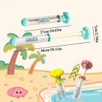 Spray Water Pull-Back Water Gun Outdoor Splash Games for Pool Lawn Activities Kids Summer Interactive Water Spray Toys