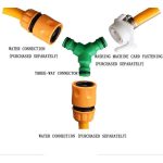 Y Type 3-Way 1/2 Inch Garden Irrigation Quick Hose Connector Splitter Fast Coupling Fitting Joiner Adaptor Green